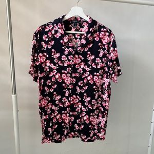 Forever 21 floral shirt